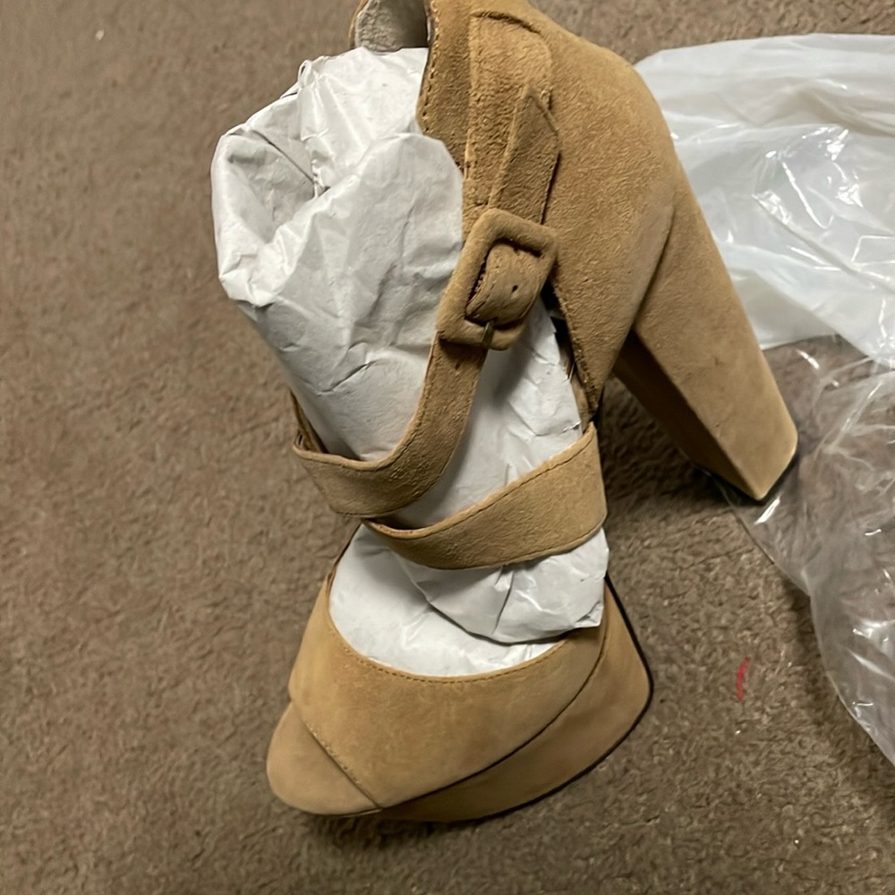 Tan pair heels